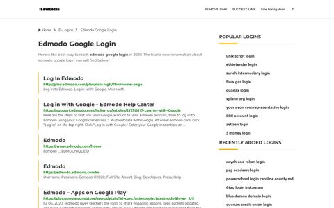 Edmodo Google Login ❤️ One Click Access - iLoveLogin