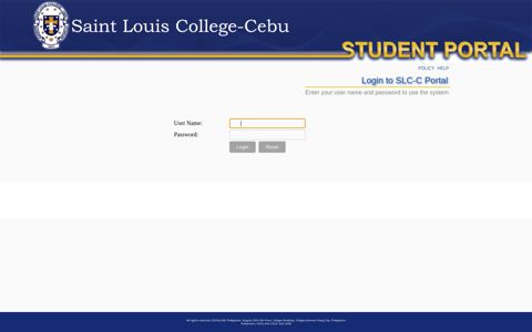 slc-c login - Campus ERP