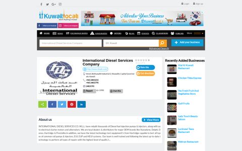 International Diesel Services Company | Kuwait Local