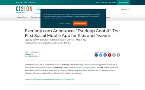 Everloop.com Announces "Everloop Goobit", The First Social ...