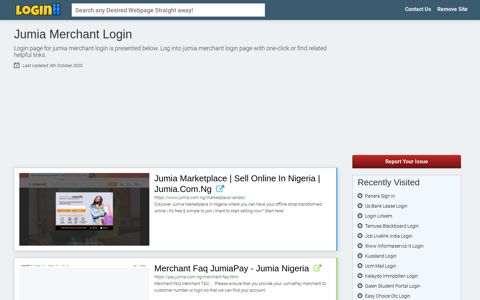 Jumia Merchant Login - Loginii.com
