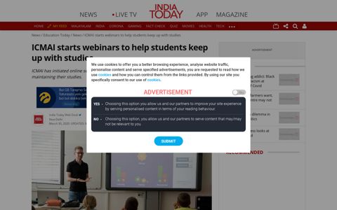 ICMAI starts webinars to help students keep up with studies ...