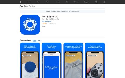 ‎Be My Eyes on the App Store