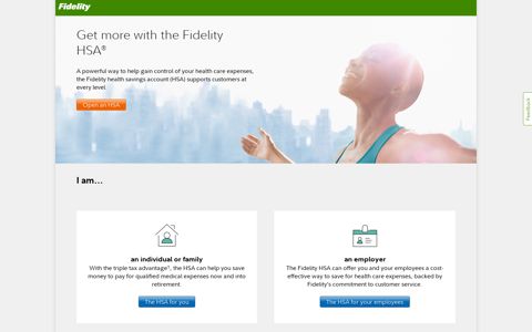 Health Savings Account (HSA) Provider - Fidelity Investments