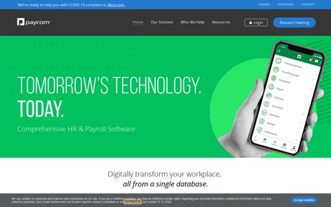 Paycom: Online Payroll Services | HR Payroll Software