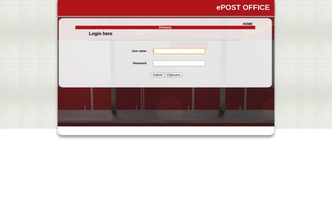Login - ePost Office