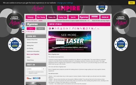 Barco Laser Projection - EMPIRE CINEMAS Cinemainfo for ...