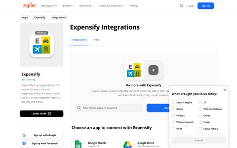 Expensify Integrations | Connect Your Apps with Zapier