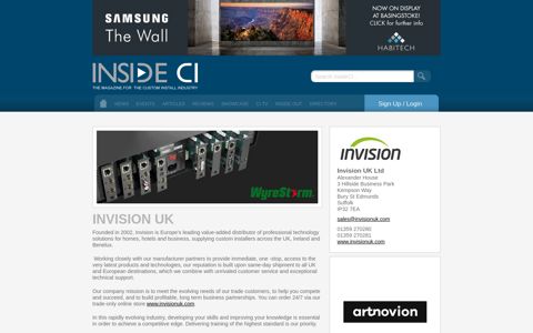 Invision UK - Inside CI