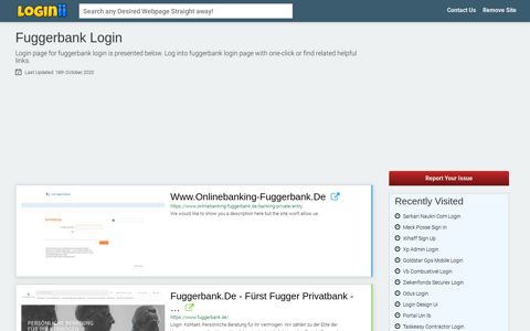 Fuggerbank Login | Accedi Fuggerbank