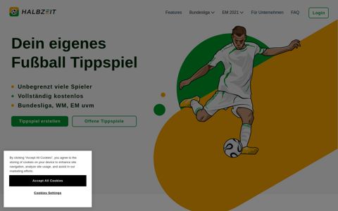 HALBZEIT.app - Tippspiel zur WM, EM und Bundesliga