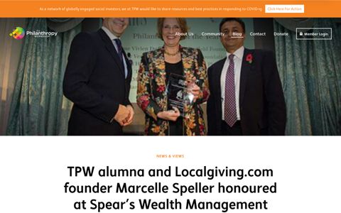 TPW alumna and Localgiving.com founder Marcelle Speller ...