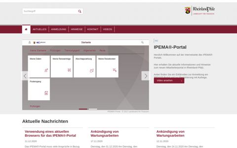 IPEMA Portal | Startseite