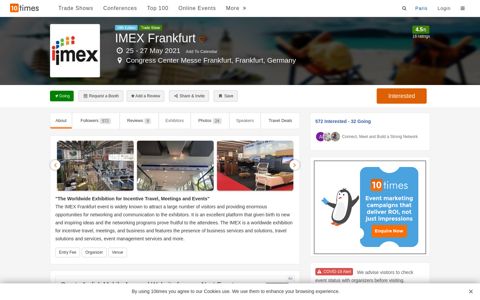 IMEX (May 2021), IMEX Frankfurt, Frankfurt Germany - Trade ...