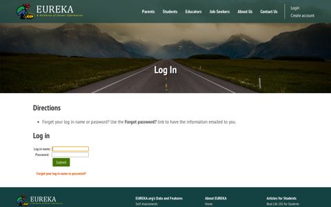 Log In - EUREKA.org