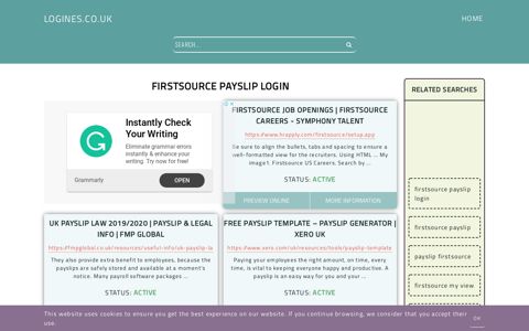 firstsource payslip login - General Information about Login