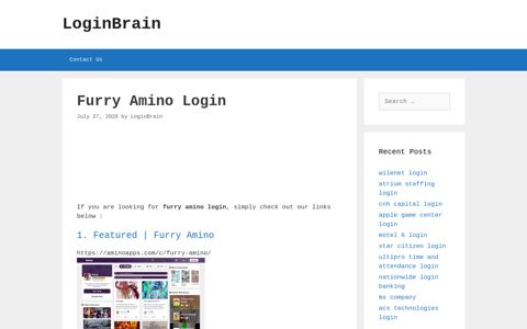 Furry Amino - Featured | Furry Amino - LoginBrain