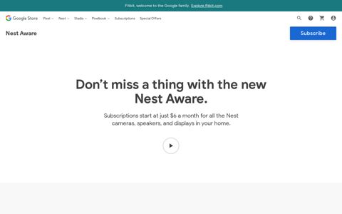 Nest Aware - Video Recording Subscription for ... - Google Store