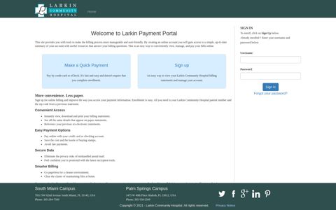 Larkin Payment Portal