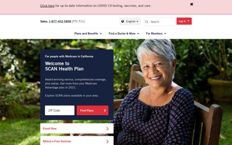 Welcome to SCAN Health Plan!