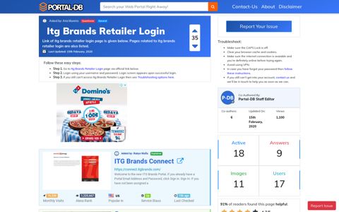 Itg Brands Retailer Login - Portal-DB.live