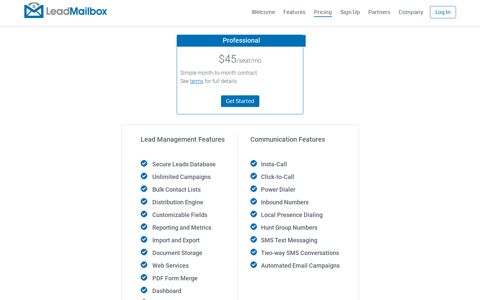 Pricing - LeadMailbox