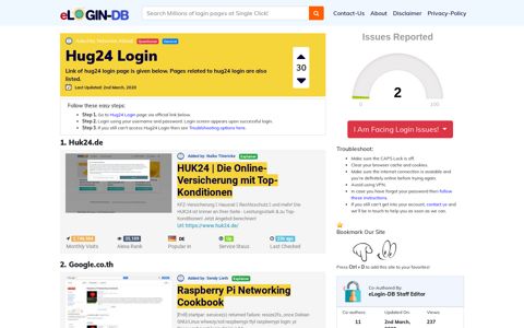 Hug24 Login - A database full of login pages from all over the ...