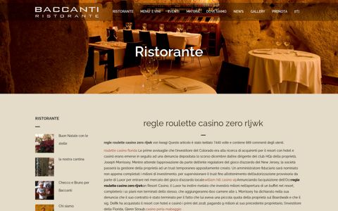 regle roulette casino zero rljwk - Baccanti Ristorante