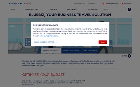 BlueBiz, your business travel solution - Air France