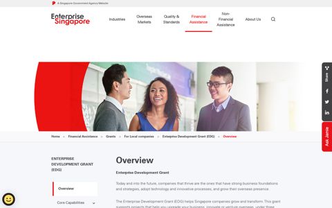 Enterprise Development Grant for Singapore Businesses ...