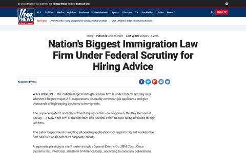 Nation's Biggest Immigration Law Firm Under Federal Scrutiny ...