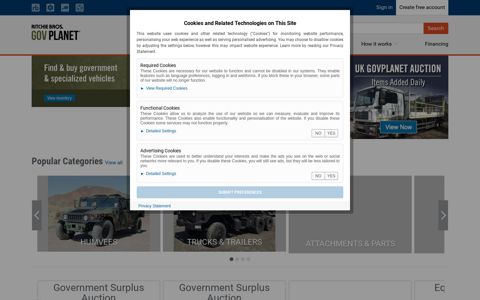 GovPlanet: Government Surplus, Military Surplus & Humvees ...