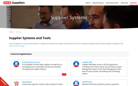 Systems - HEB | Suppliers