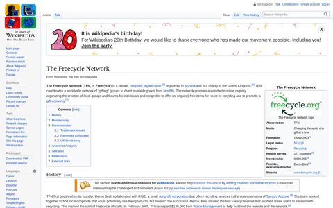 The Freecycle Network - Wikipedia