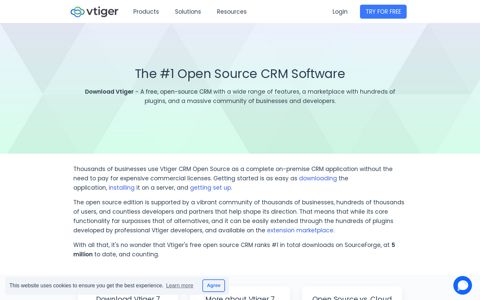 Open Source CRM with 5 Million Downloads | Vtiger Download