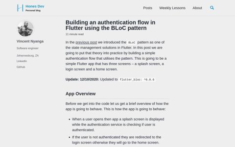 Building an authentication flow in Flutter using the BLoC ...