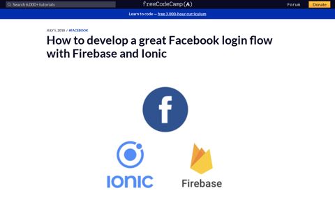 How to develop a great Facebook login flow with Firebase and ...