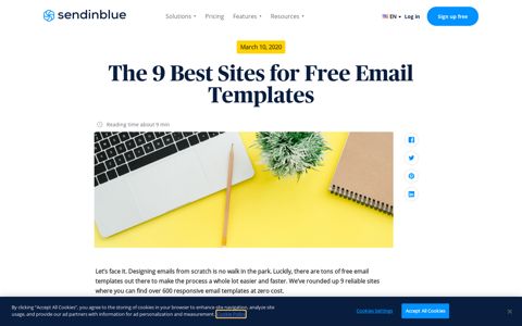 The 9 Best Sites for Free Email Templates | Sendinblue