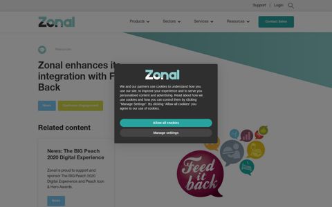 Zonal enhances its integration with Feed It Back | News | Zonal