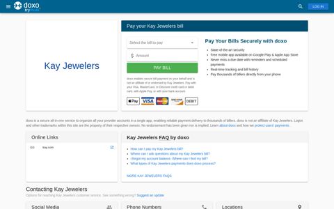 Kay Jewelers | Pay Your Bill Online | doxo.com