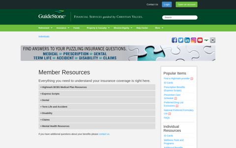 Member Resources - GuideStone