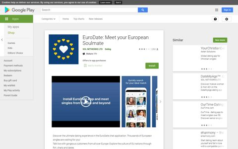 EuroDate: Meet your European Soulmate - Apps on Google Play