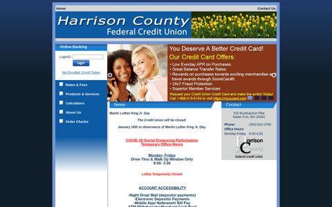 Harrison County FCU - Home