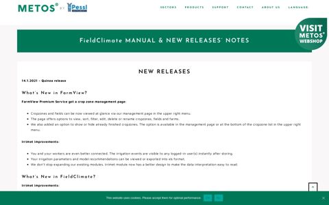FieldClimate Manual - METOS by Pessl instruments
