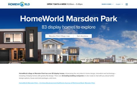 HomeWorld Marsden Park - Display Home Village