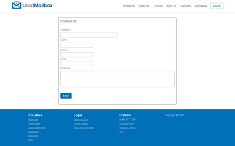 Contact - LeadMailbox