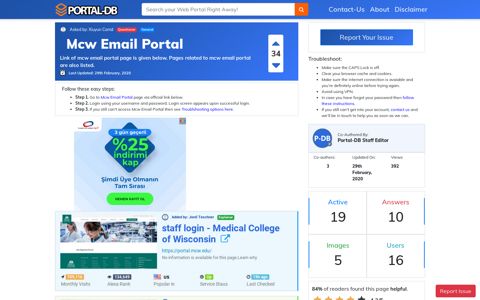 Mcw Email Portal