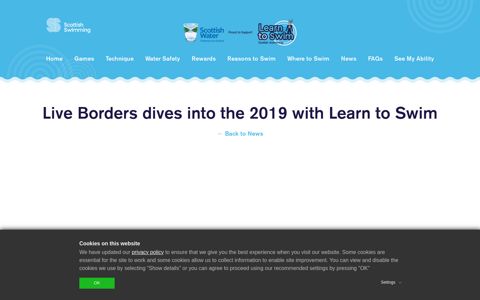 Live Borders dives into the 2019 with Learn to Swim – Scottish ...
