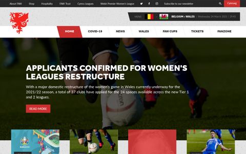 The official website of the Football Association of Wales
