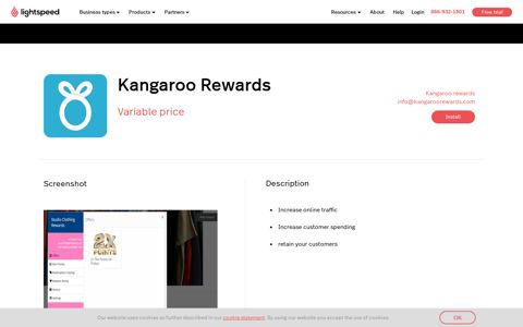 Kangaroo Rewards | Apps - Lightspeed
